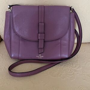 Kate Spade Plum Leather Shoulder Bag